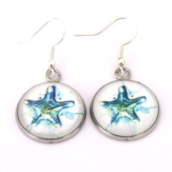 Watercolour Starfish Cabochons
