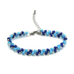 Peyote Bracelet - Blues