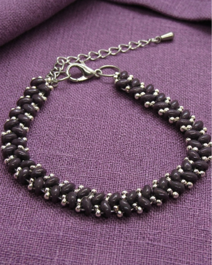 Peyote Bracelet - Purple