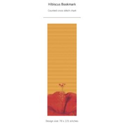 Hibiscus Flower Bookmark