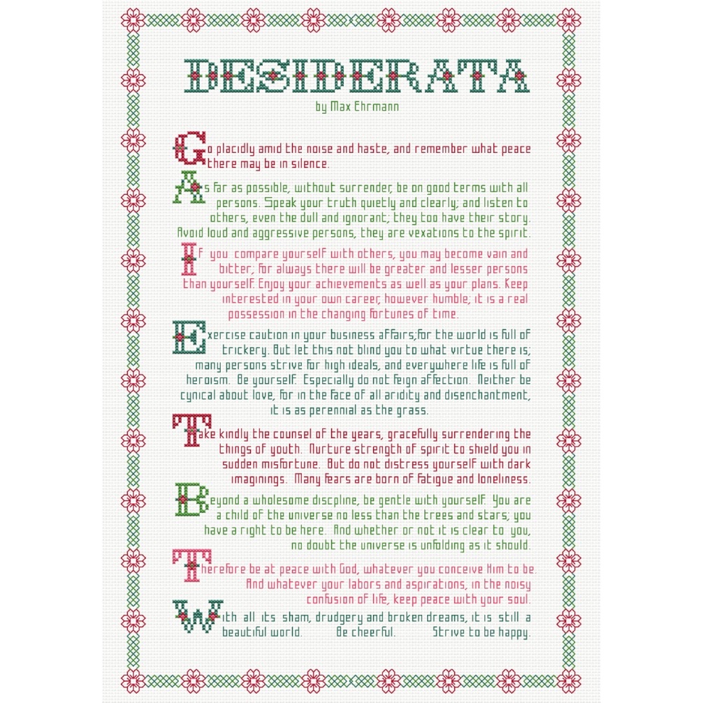 Desiderata Poem
