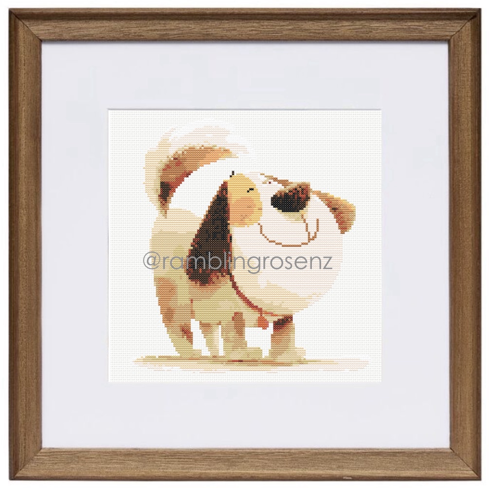 Fairytale Dog framed