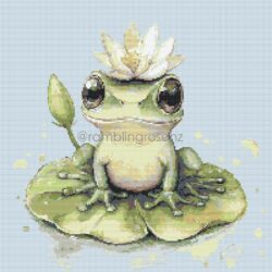 Frog with Lotus Flower