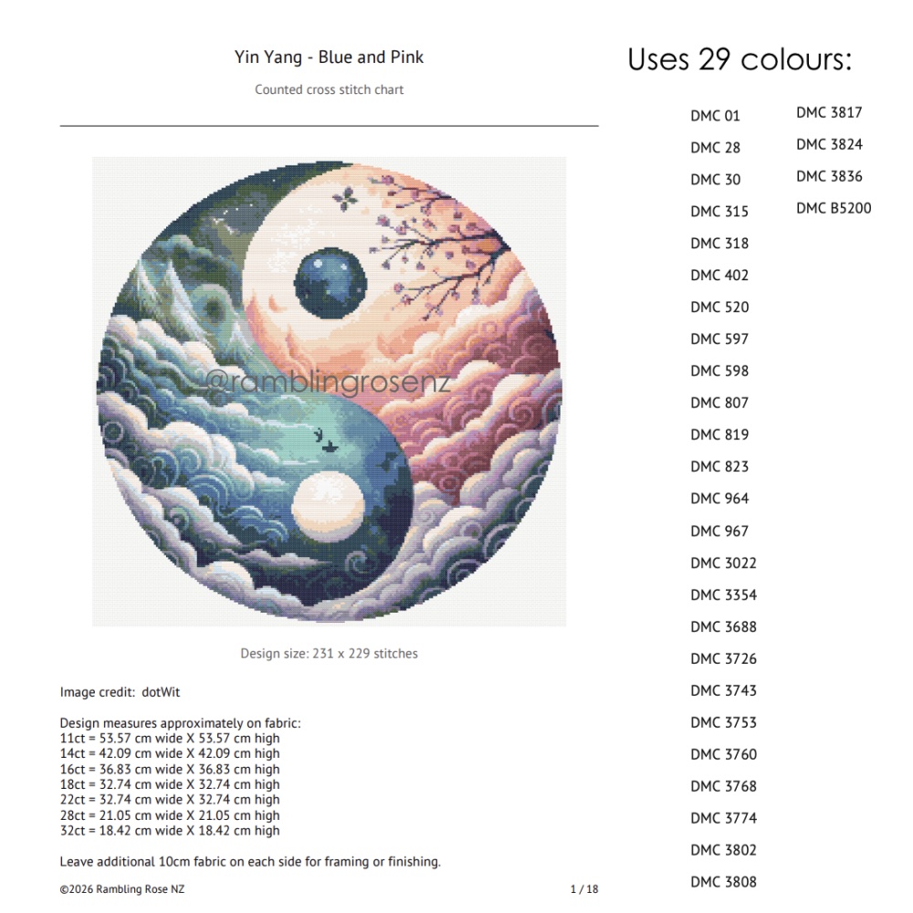 Yin Yang: Blue and Pink - Image 4