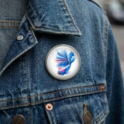 Watercolour Fish Brooch