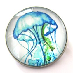 Watercolour Jellyfish Brooch