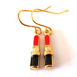 Lipstick Charm earrings