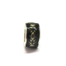 Charcoal Floral Charm
