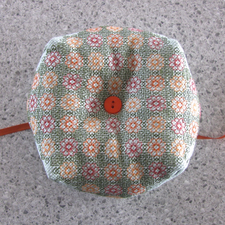 Biscornu - Gerbera Wedding Ring Pillow - Image 3
