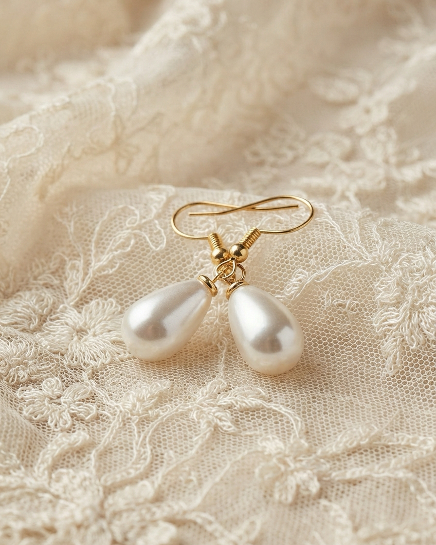Teardrop Pearls - Gold