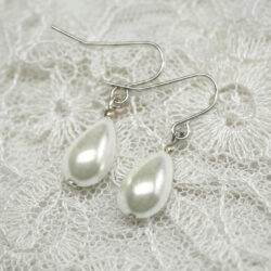 Teardrop Pearls - Silver